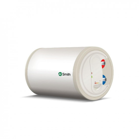 AO Smith HAS-X1-015-RHS Storage 15 Litre Horizontal Water Heater GeyserRust-proof outer BodyCompact SizeFits under false ceilingsSuitable- High-rise Buildings8 Bar High Pressure rating