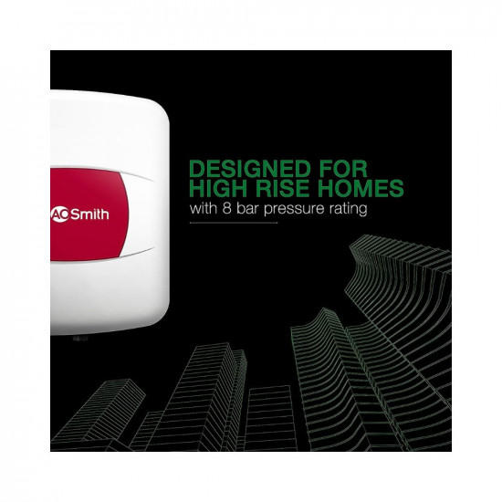 AO Smith HSE-SHS-025 Storage 25 Litre Vertical Water Heater Geyser ABS BodyBEE 5 Star Superior Energy EfficiencyEnhanced Durability wBlue Diamond Tank CoatingSuitable High rise Buildings