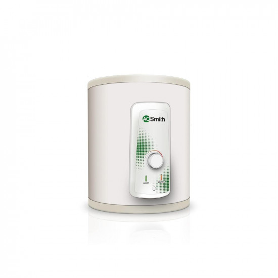 AO Smith HSE-VAS-X-015 Storage 15 Litre Vertical Water Heater Geyser Rust-proof outer BodyHigh Energy EfficiencySuitable High-rise Buildings Wall Mounting8 Bar High Pressure rating