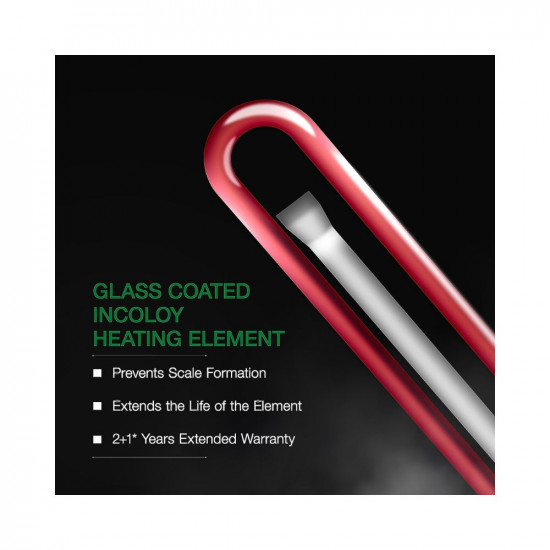 AO Smith HSE-VAS-X-025 Storage 25 Litre Vertical Water Heater Geyser Rust-proof outer BodyHigh Energy EfficiencySuitable High-rise Buildings Wall Mounting 8 Bar High Pressure rating