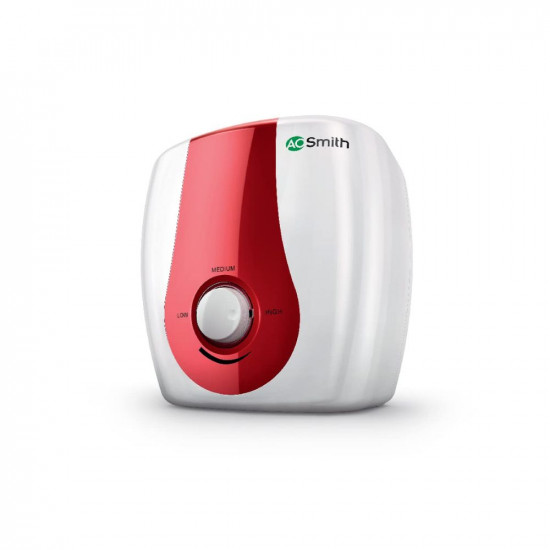 AO Smith SGS-GREEN-010 Storage 10 Litre 3KW Vertical Water Heater Geyser White Express Heat 5 Star