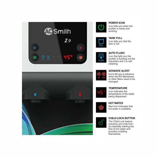 AO Smith Z9 Hot normal RO