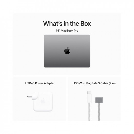 Apple 2023 MacBook Pro 14-inch M3 chip with 8core CPU and 10core GPU 8GB Unified Memory 512GB - Space Grey