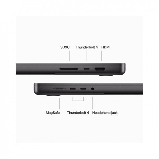 Apple 2023 MacBook Pro 16-inch M3 Max chip with 16core CPU and 40core GPU 48GB Unified Memory 1TB - Space Black