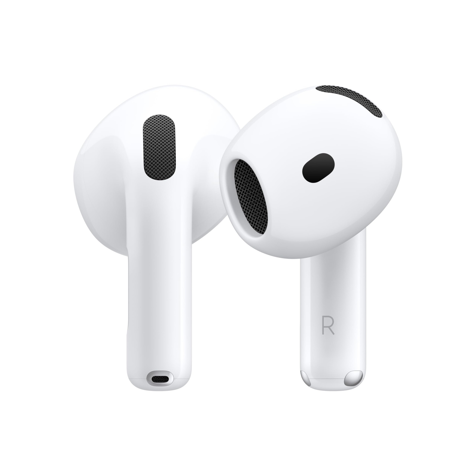 Apple AirPods 4 Wireless Earbuds Bluetooth Headphones with Active Noise Cancellation Adaptive Audio Transparency Mode Personalised Spatial Audio USB-C Charging Case Wireless Charging H2 Chip