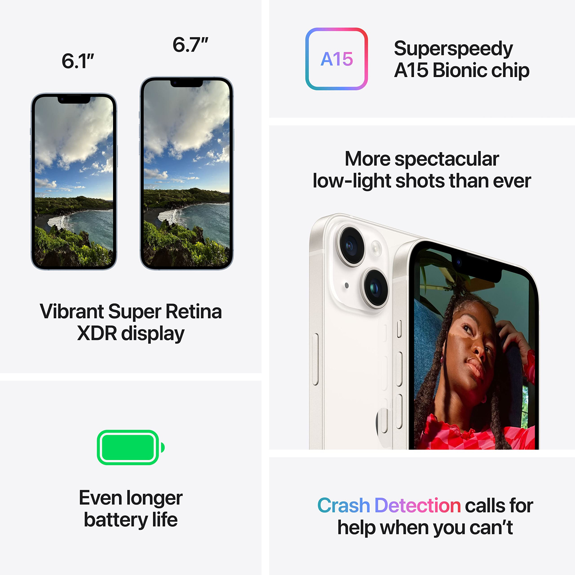 Apple iPhone 14 256 GB - Starlight