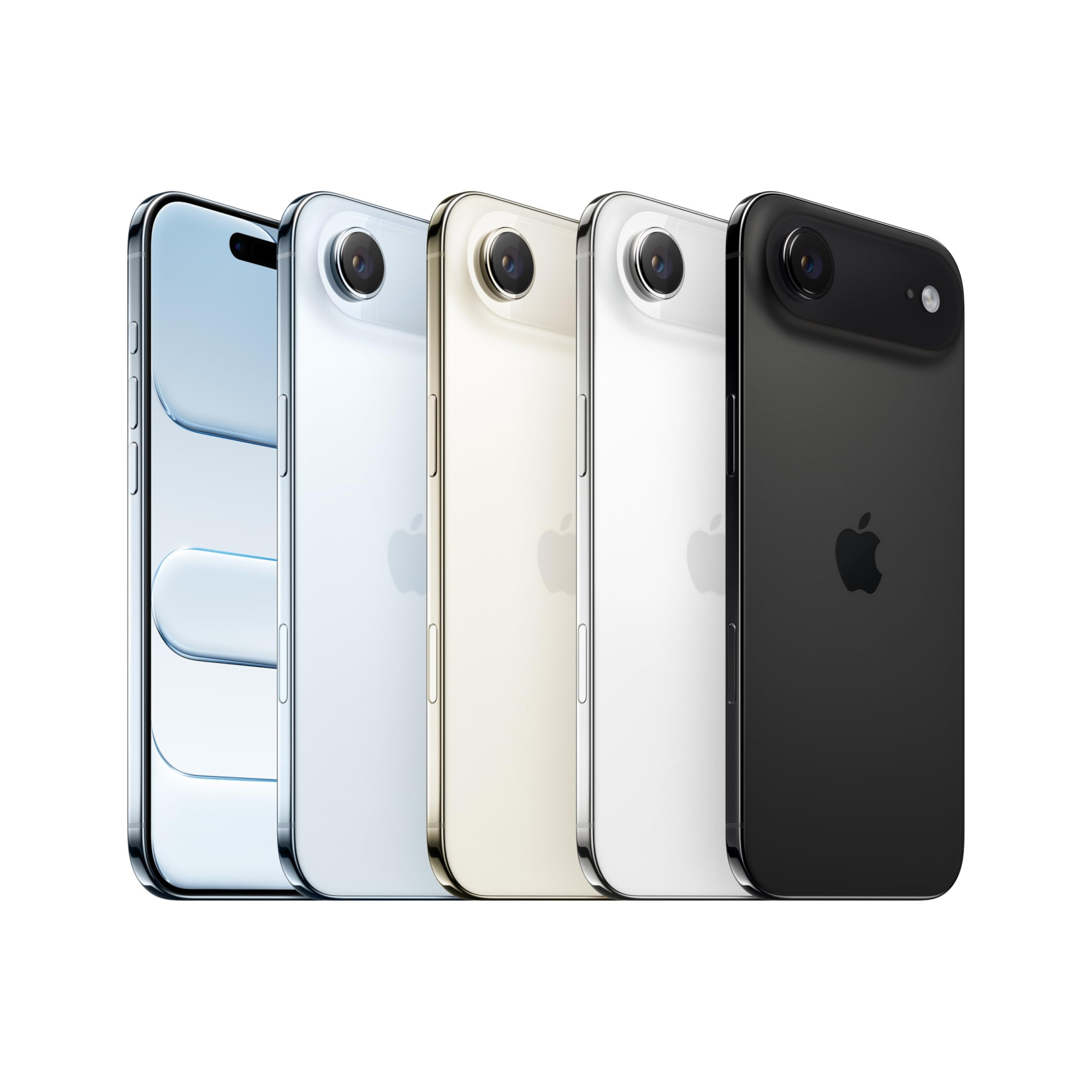 Apple iPhone Air 256 GB Thinnest iPhone Ever 1663 cm 65 Display with Promotion up to 120Hz Powerful A19 Pro Chip Center Stage Front Camera All-Day Battery Life Space Black