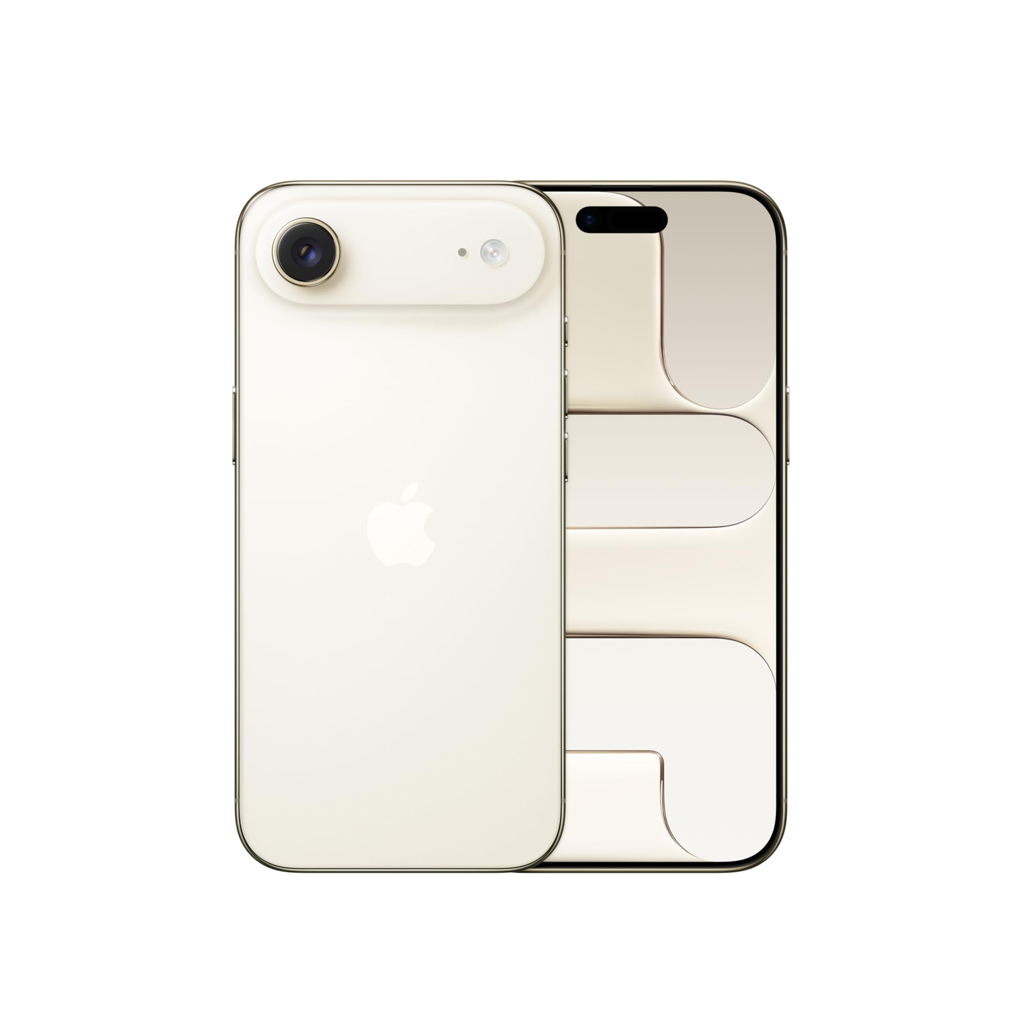 Apple iPhone Air 256 GB Thinnest iPhone Ever 1663 cm 65 Display with Promotion up to 120Hz Powerful A19 Pro Chip Center Stage Front Camera All-Day Battery Life Light Gold