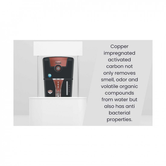 AQUA D PURE Advance Copper Ro Water Purifier with Uv Uf and Tds Controller12LBest for Home and office A88 Duke Copper RO