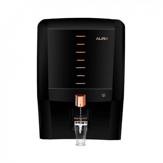 Aquaguard Aura UVUF 7L storage water purifiersuitable for Municipal waterTDS below 200ppmwith Pa Not Suitable for Borewell or tanker water