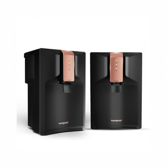 Aquaguard Glory RO UV UF TA 6L storage water purifier with Active Copper by Eureka Forbes Black