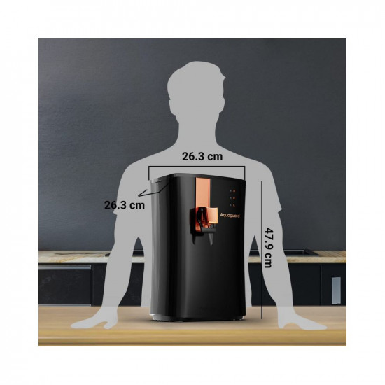 Aquaguard Ritz ROUV e-BoilingTaste AdjusterMTDSStainless Steel with Active Copper Zinc water purifier