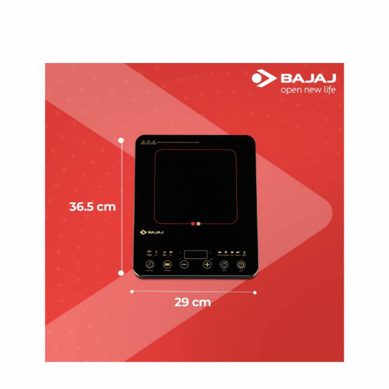 Bajaj ABS Majesty Slim 2100 Watt Induction Cooktop Black