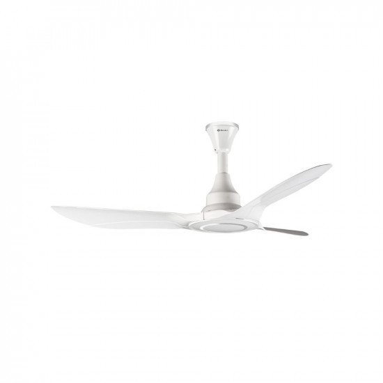 Bajaj Astor 1250mm White and Silver Chrome Ceiling Fan