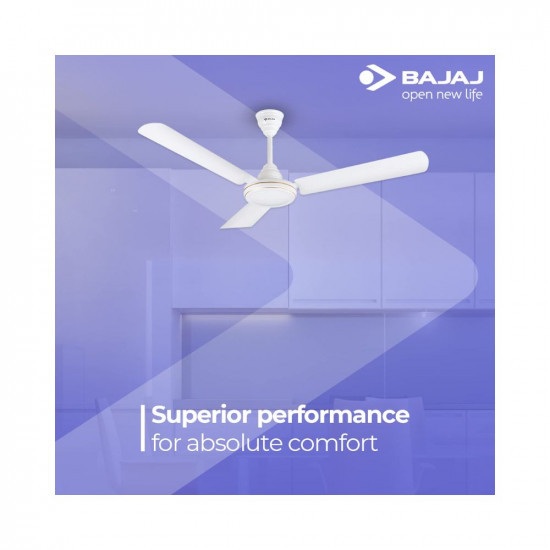Bajaj Brezza 425 1200mm White Ceiling Fan