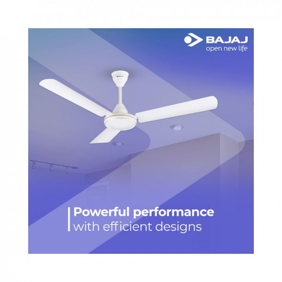 Bajaj Brezza 425 1200mm White Ceiling Fan
