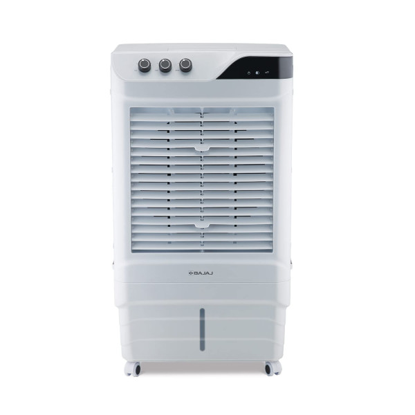 Image of Bajaj DMH 65 Neo 65L Desert Air Cooler for Home|For Larger Room|BIG ICE Chamber|High Speed |Anti-Bacterial Honeycomb Pad|Invertor ready|90Ft Air Throw|3-Yr Product 2-Yr Pump 1-Yr Motor Warranty|White