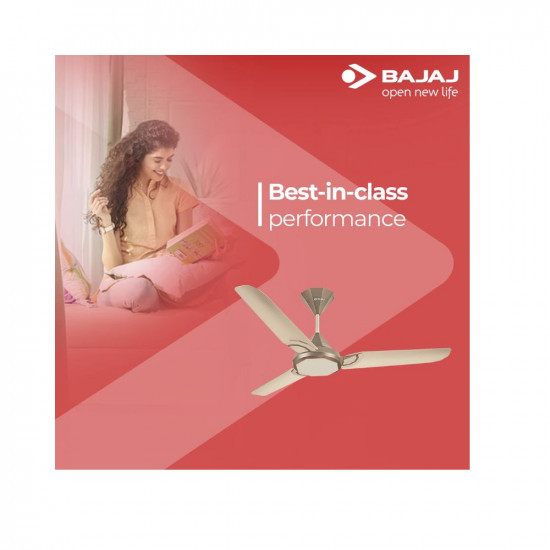 Bajaj Junet Plus AVAB Ceiling Fan 1200 mm Autumn Mist  Sizzling Brown