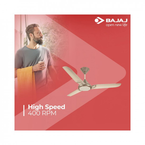Bajaj Junet Plus AVAB Ceiling Fan 1200 mm Autumn Mist  Sizzling Brown