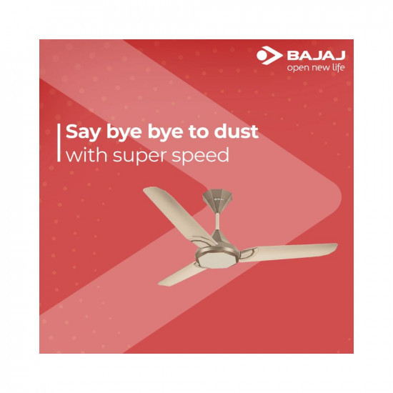 Bajaj Junet Plus AVAB Ceiling Fan 1200 mm Autumn Mist  Sizzling Brown