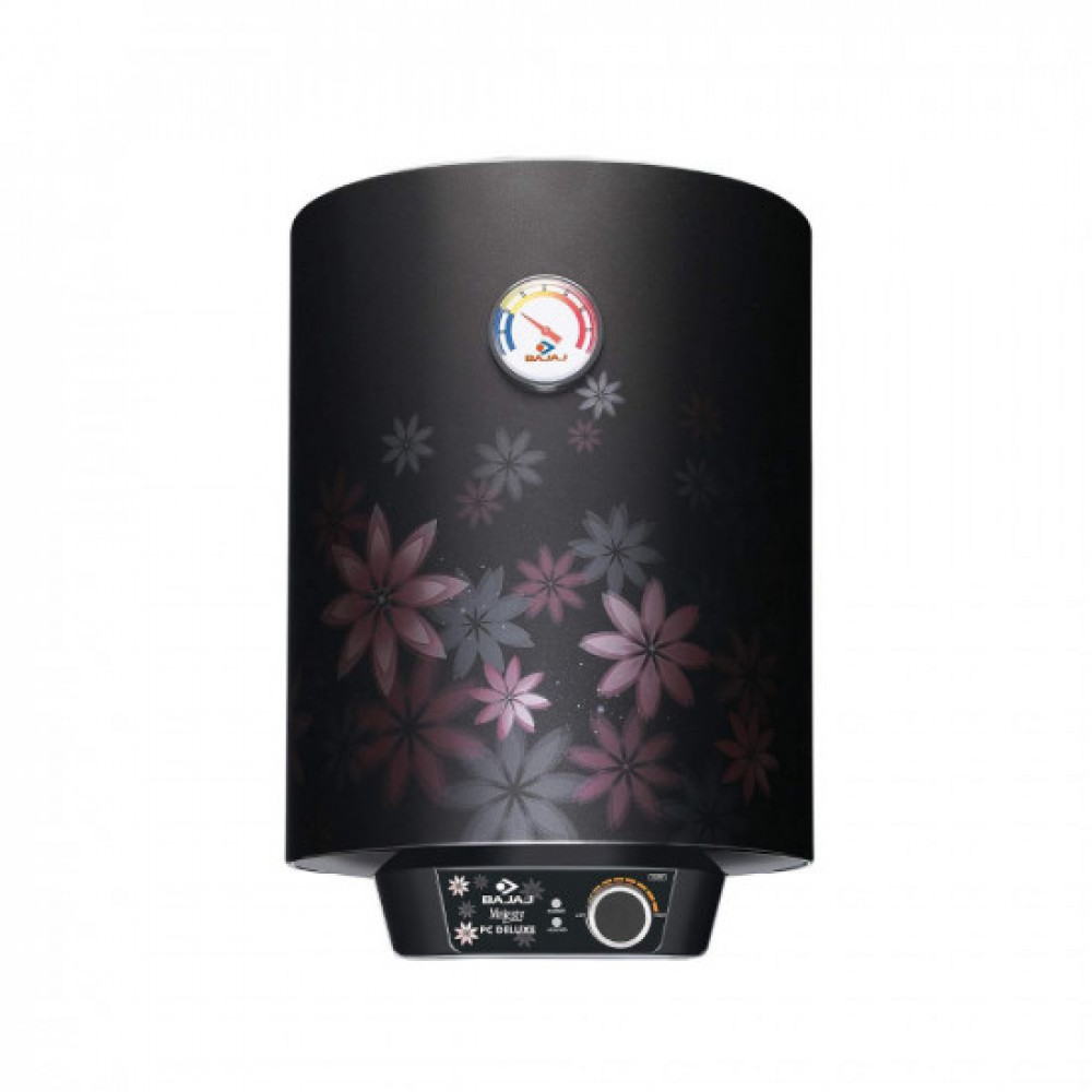 Image of Bajaj Majesty PC Deluxe Storage 15 Litre Vertical 4 Star Water Heater, Multicolor wall mounting