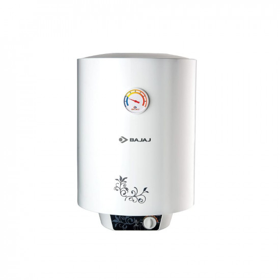 Bajaj New Shakti Storage 25 Litre Vertical Water Heater White 4 Star 433 x 441 x 57 cms wall mounting