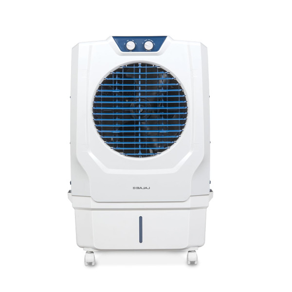 Image of Bajaj Shield Series Arteon 55L Desert Air Cooler for Home|Dual Side Water Inlet|Inverter Ready|Anti-Bacterial Honeycomb Pads|60Ft Air Throw|Ice Chamber|3-Yr Product 3-Yr Pump 1-Yr Motor Warranty|White