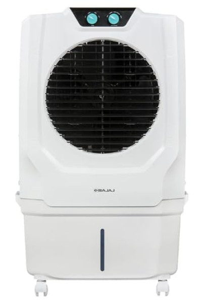 Image of Bajaj Shield Series Specter 45 Litre Personal Air Cooler for Home| DuraTuff PRO Motor | DuraMarine PRO Pump | 1 Year Warranty | Inverter Compatibility | Anti-Bacterial Hexacool Master| White