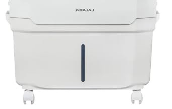 Bajaj Shield Series Specter 45 Litre Personal Air Cooler for Home DuraTuff PRO Motor DuraMarine PRO Pump 1 Year Warranty Inverter Compatibility Anti-Bacterial Hexacool Master White