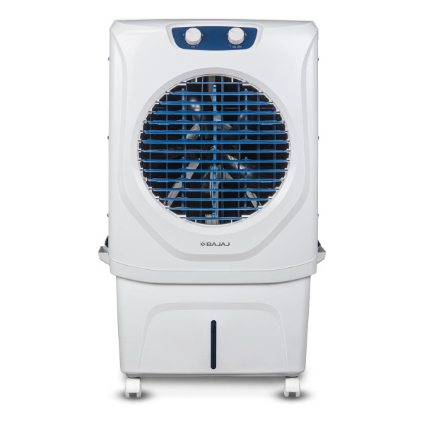 Image of Bajaj Shield Series Velar 70L Desert Air Cooler for Home|Anti-Bacterial Honeycomb Pads|Inverter Ready|80Ft Air Throw|Dual Side Water Inlet|Ice Chamber|3-Yr Pump 3-Yr Motor 3-Yr Product Warranty|White