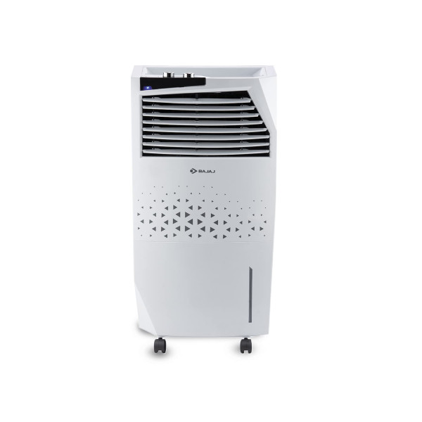 Image of Bajaj TMH36 SKIVE TOWER AIR COOLER, 36 L, WITH ANTI-BACTERIAL TECHNOLOGY, 25 FEET POWERFUL AIR THROW, white