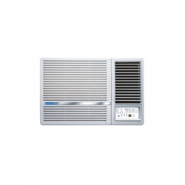 Image of Blue Star 1 Ton 5 Star Fixed Speed Window AC (Copper, Turbo Cool, Humidity Control, Fan Modes-Auto/High/Medium/Low, Hydrophilic Blue Fins, Dust Filters, Self-Diagnosis, 2023 Model, WFA512LN, White)