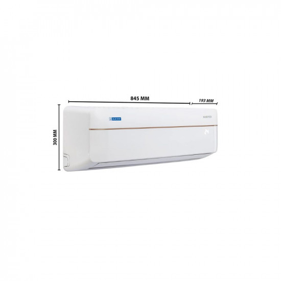 Blue Star 10 Ton 3 Star Split System Inv SAC Copper IA312VNU 2022 Duo FInish Matt-Gloss White