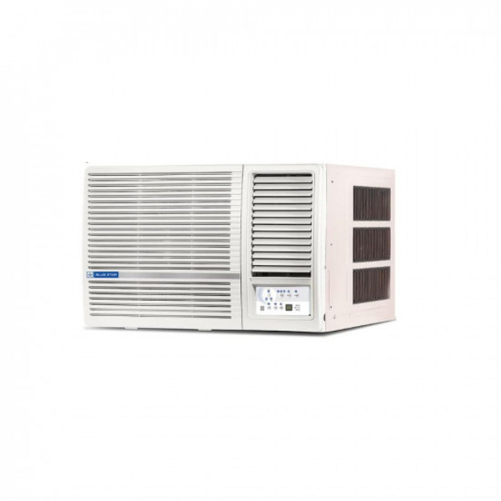 Image of Blue Star 1.5 Ton 3 Star Fixed Speed Window AC (Copper, Turbo Cool, Humidity Control, Hydrophilic Blue Fins, Dust Filters, Self-Diagnosis, 2023 Model, WFA318LN, White)