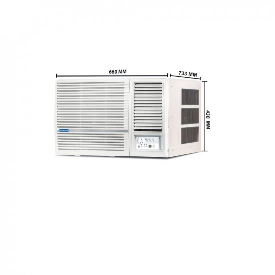Blue Star 15 Ton 5 Star Inverter Window AC 2023 Model Copper Condenser Dust Filter WIB518LN