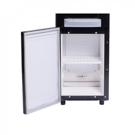Blue Star Water Dispenser with Refrigerator - Black Color