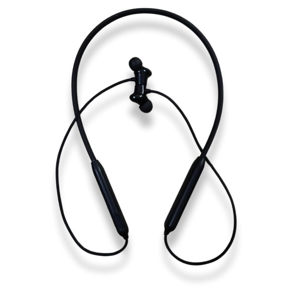 Image of Bluetooth Wireless in Ear Earphones Compatible with OnePlus Bullet Z2 with Mic, Bombastic Bass, 10 Mins Charge - 20 Hrs Music, 30 Hrs Battery Life(Magico Black) 55DB