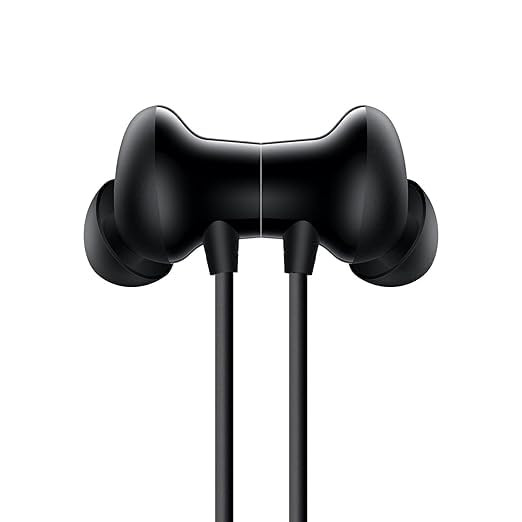 Bluetooth Wireless in Ear Earphones Compatible with OnePlus Bullet Z2 with Mic Bombastic Bass 10 Mins Charge - 20 Hrs Music 30 Hrs Battery LifeMagico Black 55DB