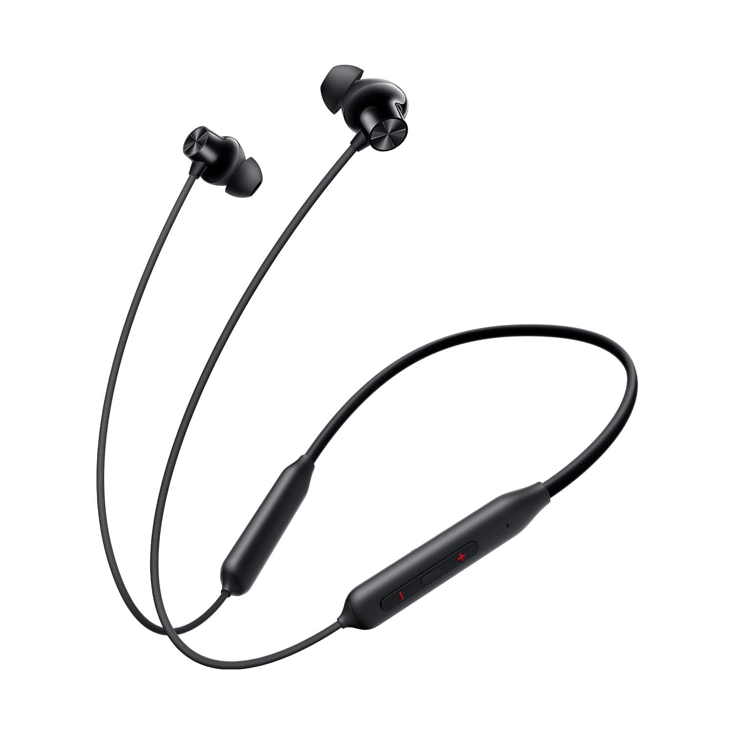 Bluetooth Wireless in Ear Earphones Compatible with OnePlus Bullet Z2 with Mic Bombastic Bass 10 Mins Charge - 20 Hrs Music 30 Hrs Battery LifeMagico Black 55DB