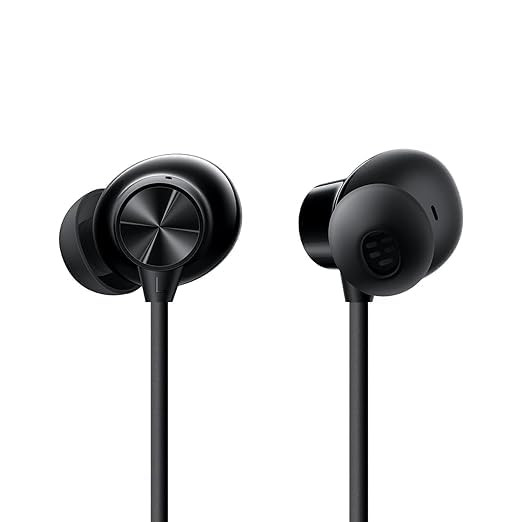 Bluetooth Wireless in Ear Earphones Compatible with OnePlus with Mic Bombastic Bass 10 Mins Charge - 20 Hrs Music 30 Hrs Battery Life-Red