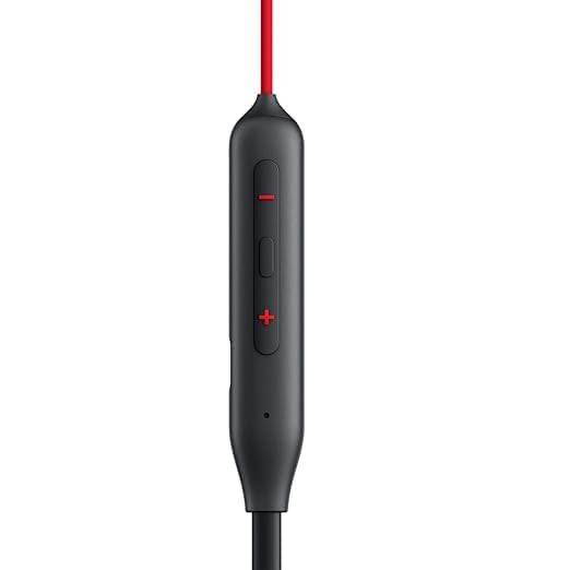 Bluetooth Wireless in Ear Earphones Compatible with OnePlus with Mic Bombastic Bass 10 Mins Charge - 20 Hrs Music 30 Hrs Battery Life-Red