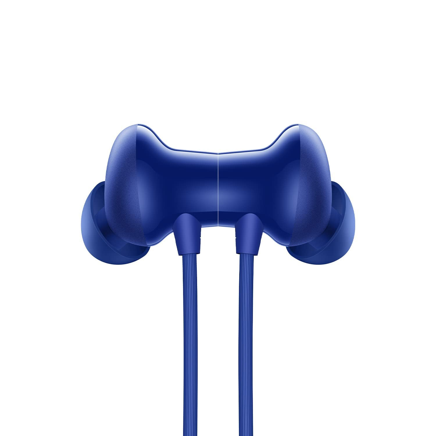 Bluetooth Wireless in Ear Earphones Compatible with OnePlus with Mic Bombastic Bass 10 Mins Charge - 20 Hrs Music 30 Hrs Battery Life-Royal Blue