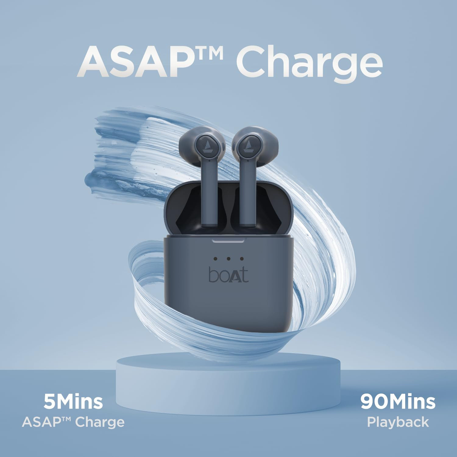 boAt Airdopes 131 Bluetooth Truly Wireless in Ear Earbuds with Mic Midnight Blue