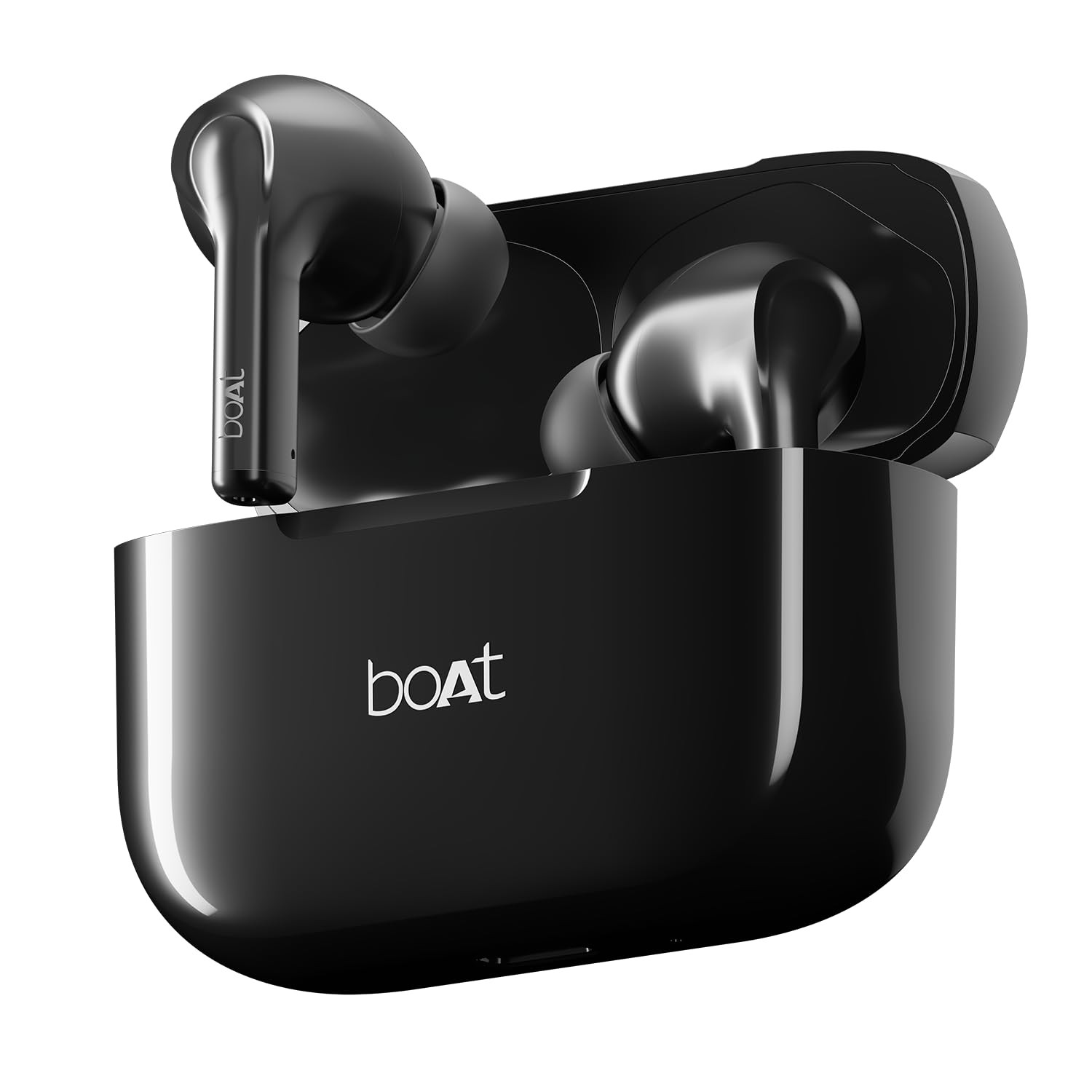 boAt Airdopes 163 in Ear Earbuds with 40 HRS Battery Fast Charge 13mm Drivers IPX5 Quick Touch Response Control Active Black