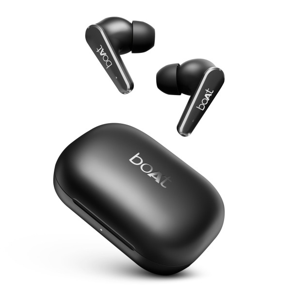 Image of boAt Airdopes 280 ANC, Active Noise Cancellation(~32dB), 60Hrs Battery, 13mm Drivers, 4Mics ENx, Fast Charge, IPX5, v5.3 Bluetooth Earbuds, TWS Ear Buds Wireless Earphones with mic (Active Black)