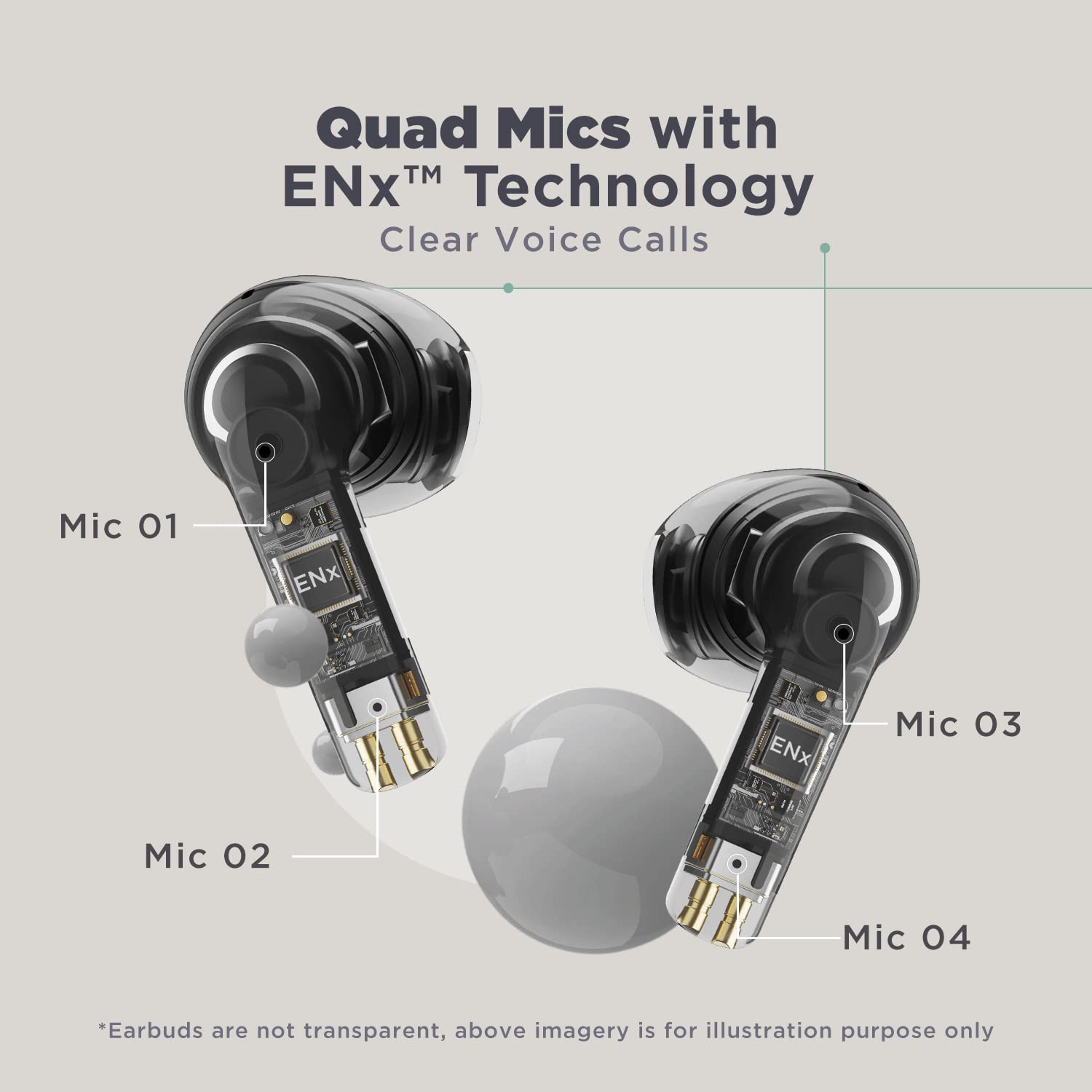 boAt Airdopes Atom 81 Truly Wireless in Ear True Wireless Earbuds WUpto 50H Playtime Quad Mics Enx Tech 13MM DriversSuper Low Latency50Ms ASAP Charge BT V53Opal Black