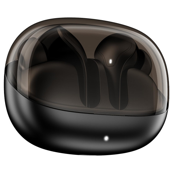 Image of boAt Airdopes Plus 311 (2025 Launch), Glass Design, Dual Mics ENx, Fast Charge, 50 Hrs Battery, Low Latency, IPX4, Bluetooth Earbuds, TWS Ear Buds Wireless Earphones with mic (Charcoal Black)