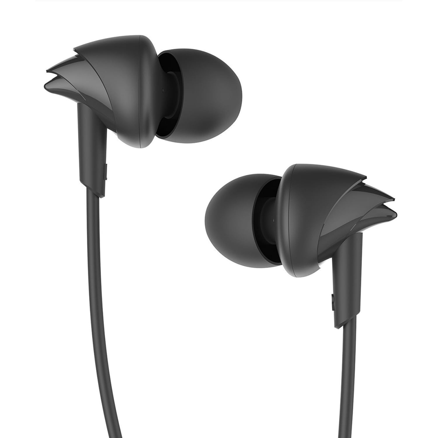 Boat BassHeads 100 in-Ear Headphones with Mic Black