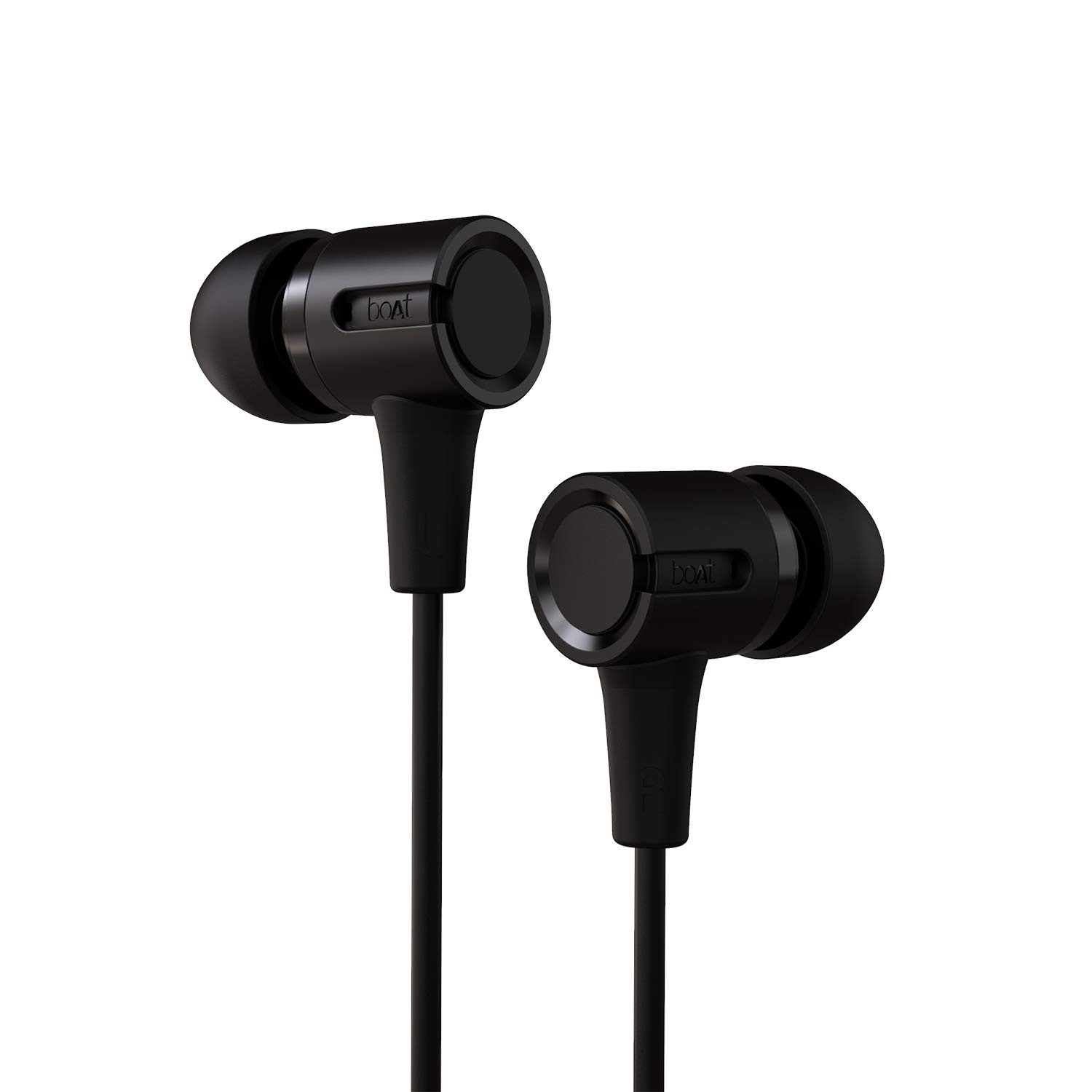 boAt Bassheads 102 in Ear Wired Earphones with MicCharcoal Black