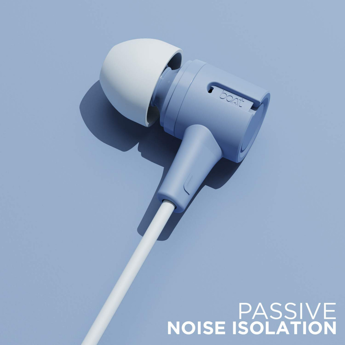 boAt Bassheads 102 Wired in Ear Earphones with Mic Mint Purple